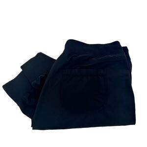 Athleta City Jogger Pants Womens 12 Black Pull On Comfy Pockets NO DRAWSTRING